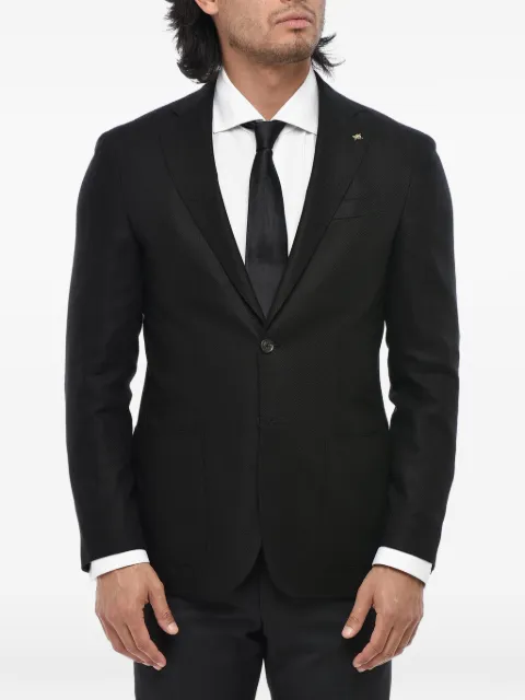 Corneliani CC Collection silk-twill blazer