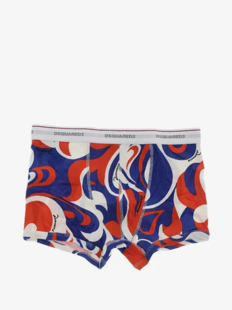 DSQUARED2 ribbed-knit patterned boxers