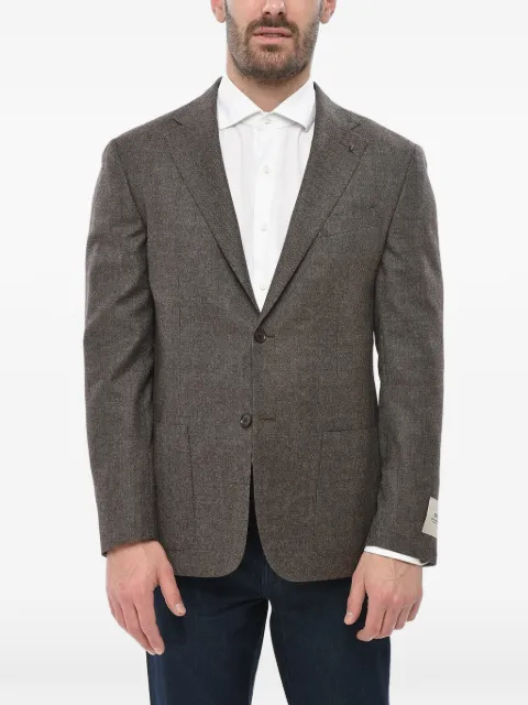 Corneliani single-breasted virgin wool blazer