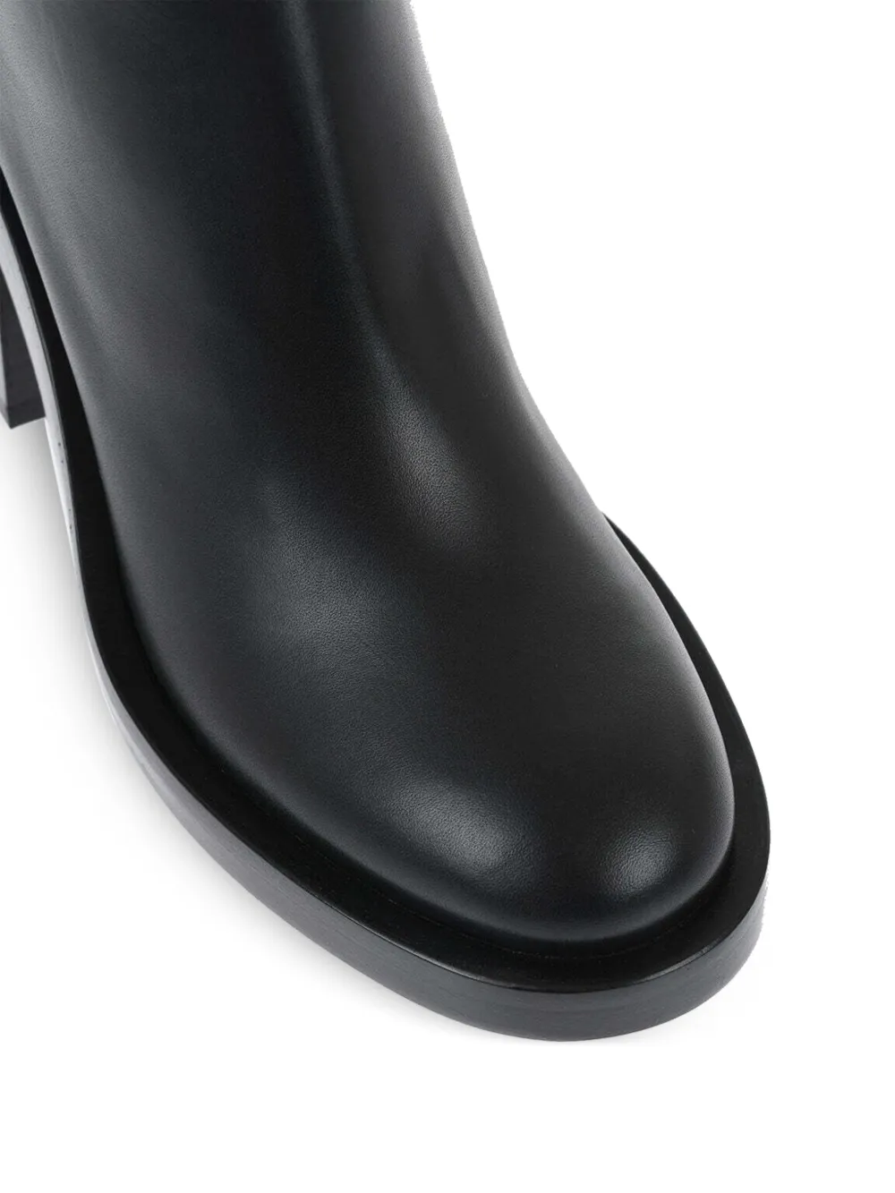 Valentino Garavani VLogo Signature leather ankle boots Zwart