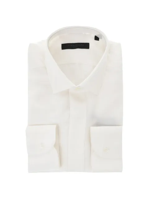 Corneliani Code Italian-collar silk shirt