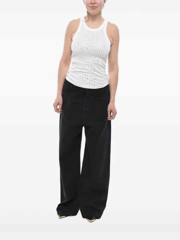 The Attico White Tank Top