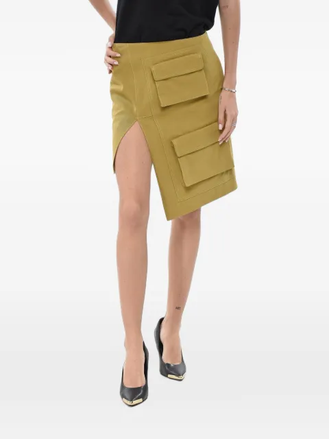 Off-White asymmetric cargo skirt