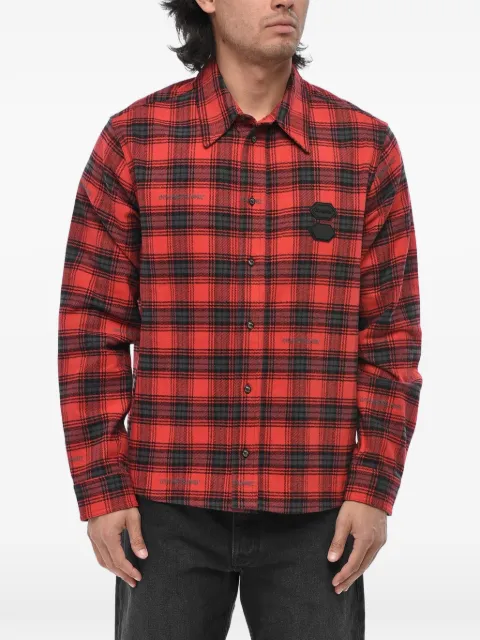 Off-White camisa Stencil a cuadros