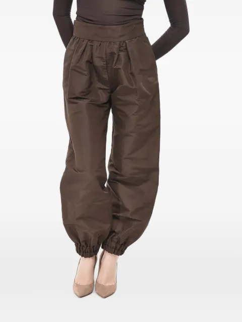 SUPER BLOND silk organza balloon trousers