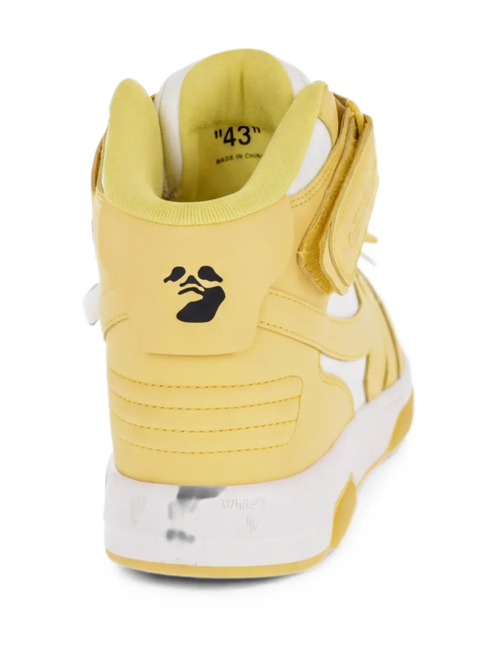 Off-White Out of Office touch-strap sneakers Geel