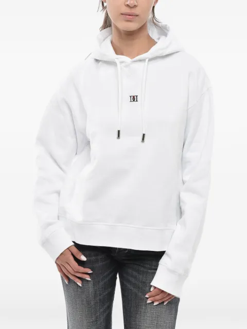 DSQUARED2 hoodie con placa del logo