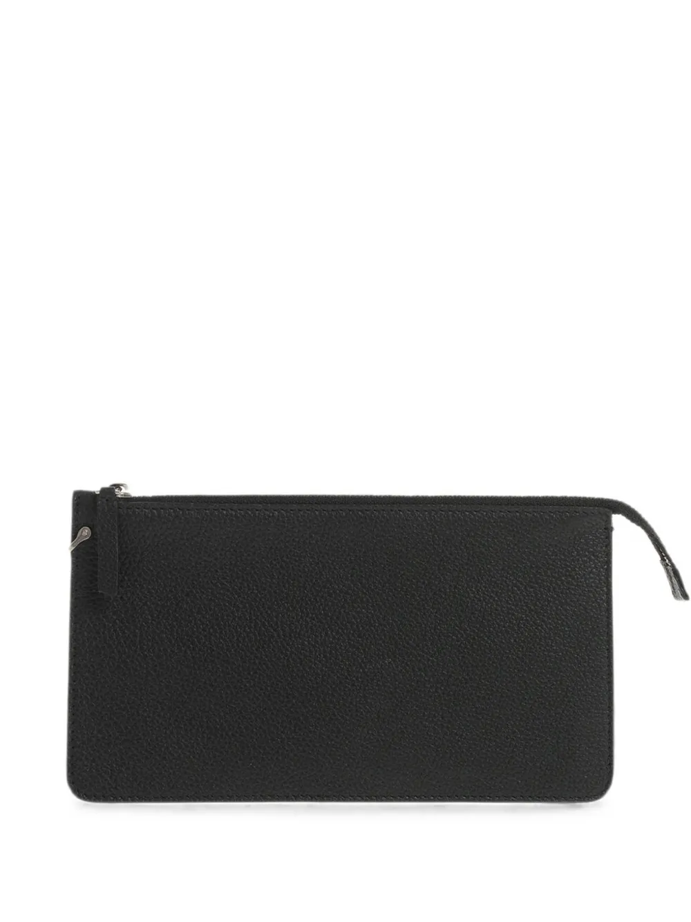 Il Bisonte grainy leather cardholder - Schwarz