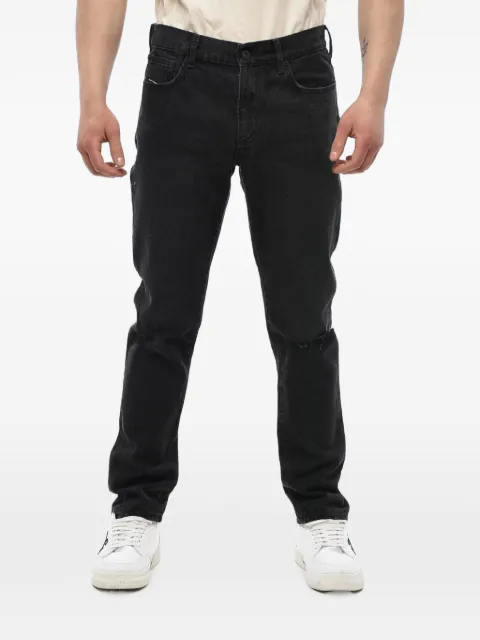 Off-White distressed skinny-fit jeans