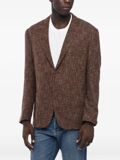 Corneliani Gate hopsack-pattern jacket