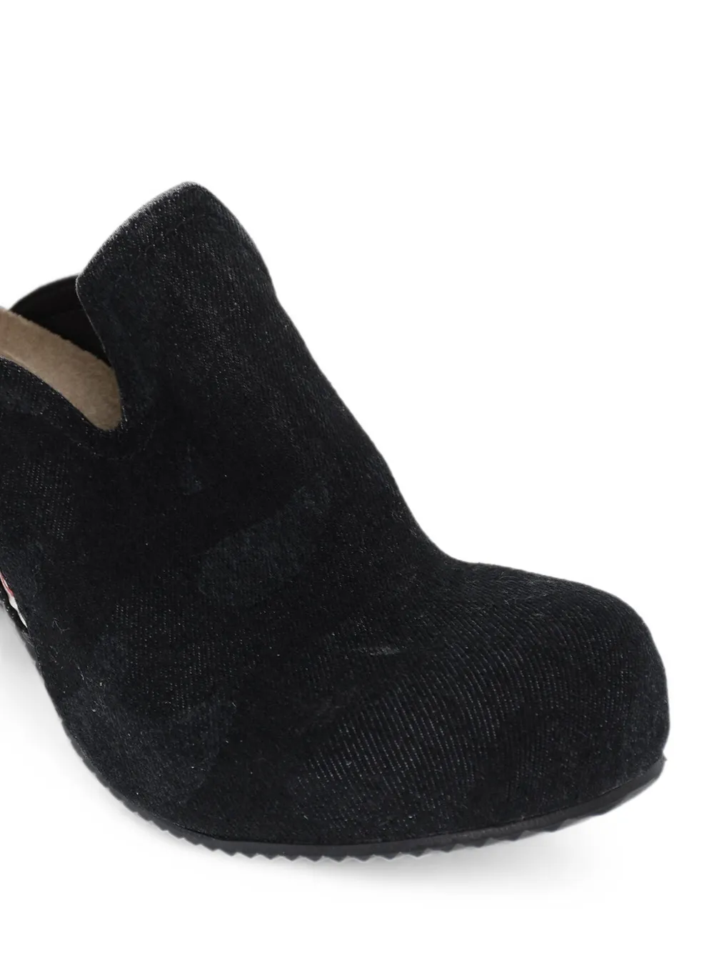 Diesel D-Woodstock denim clogs Zwart