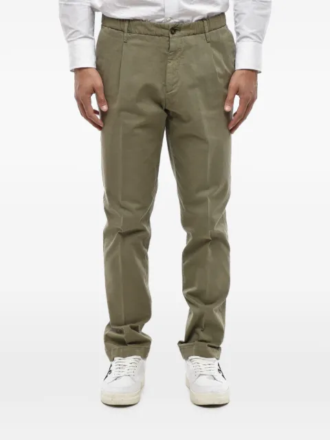 Corneliani elasticated-waist chino trousers