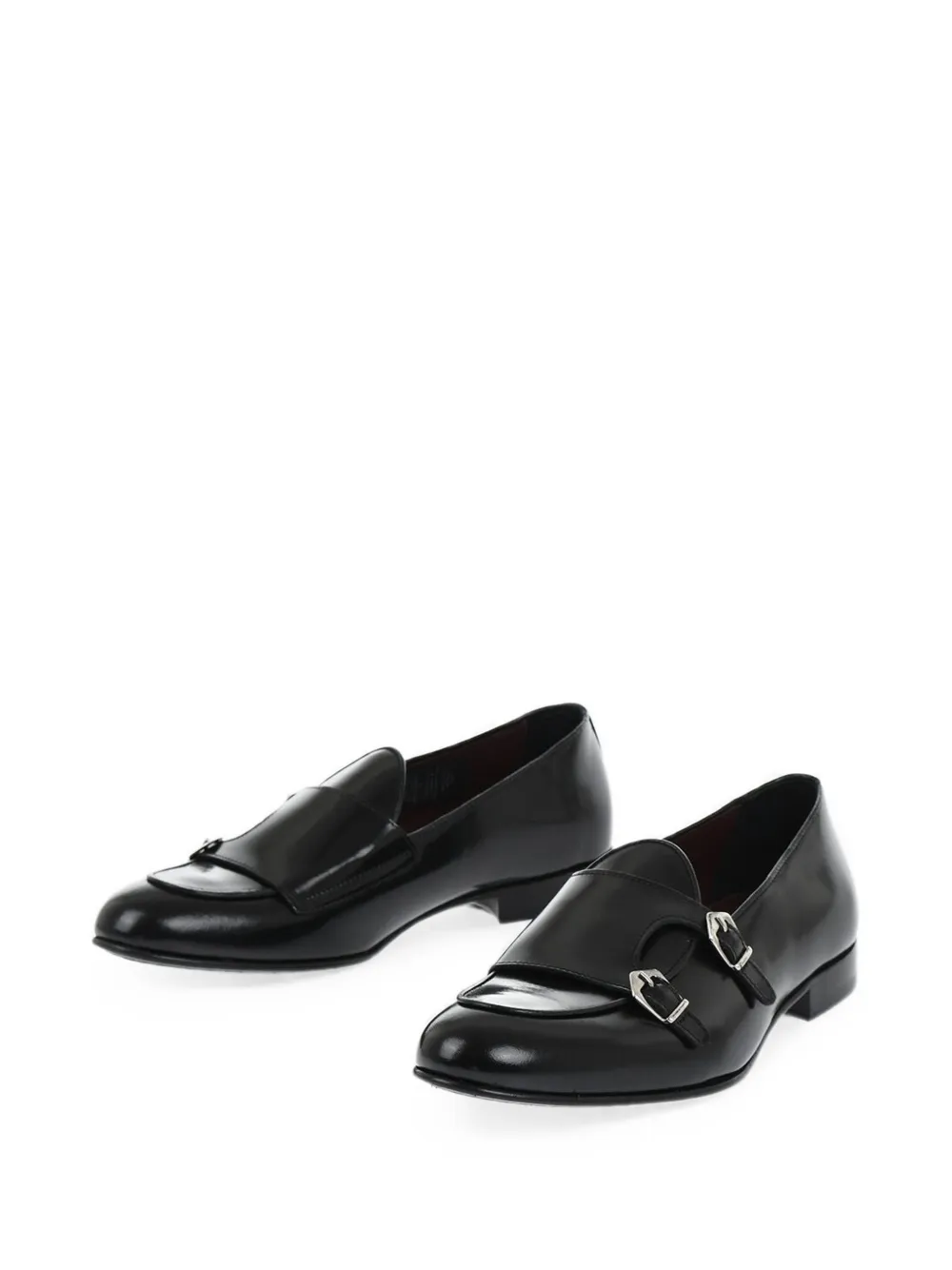 Corneliani double-strap monk shoes Zwart