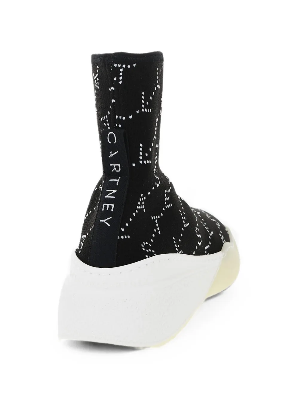 Stella McCartney Loop monogram-pattern sneakers Zwart