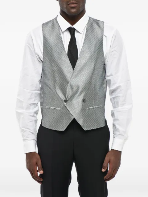 Corneliani chaleco con doble botonadura