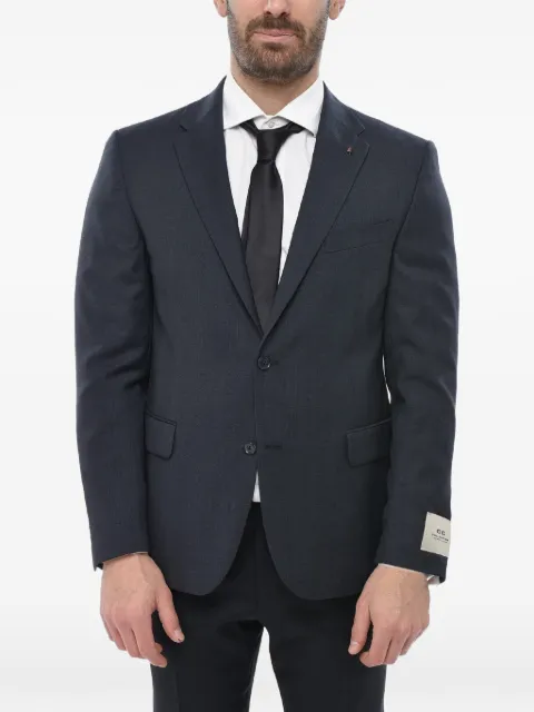Corneliani CC Collection checked single-breasted blazer