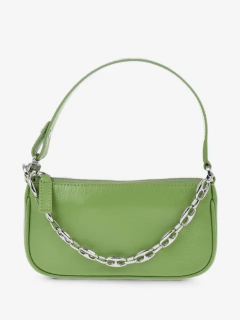 BY FAR bolso Rachel mini de cuero con cadena