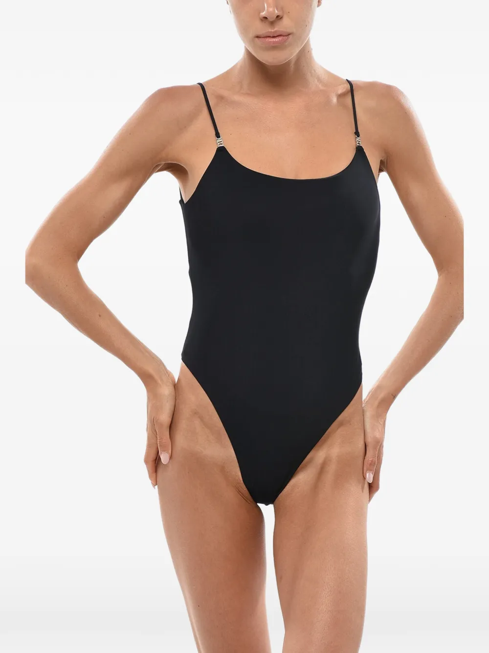 DSQUARED2 Icon logo-detail swimsuit - Schwarz