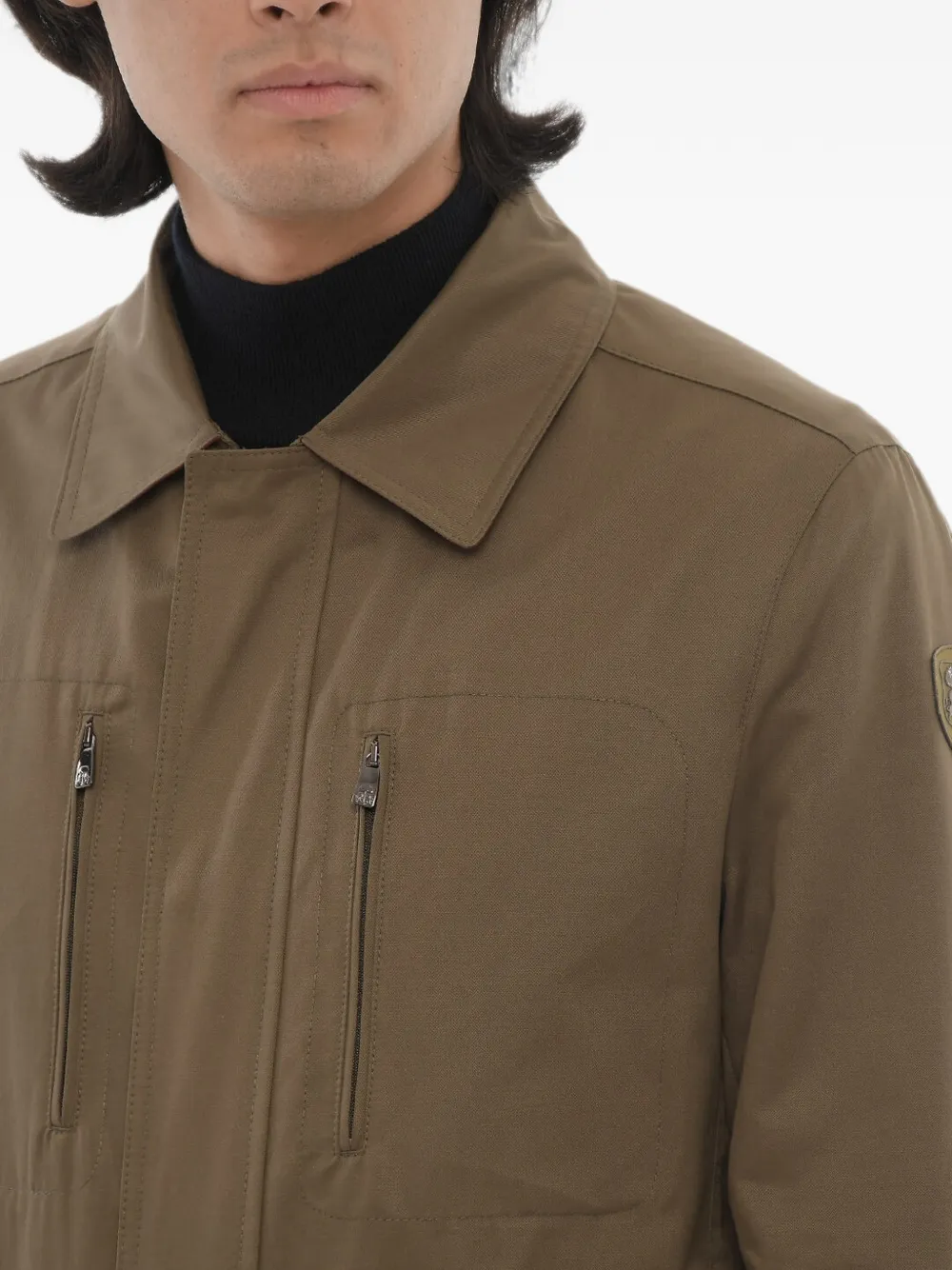Corneliani ID drawstring-waist jacket Bruin