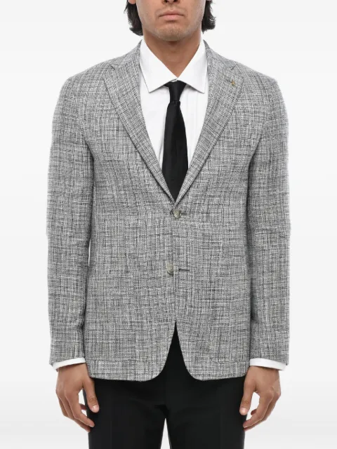 Corneliani blazer de tweed con botones