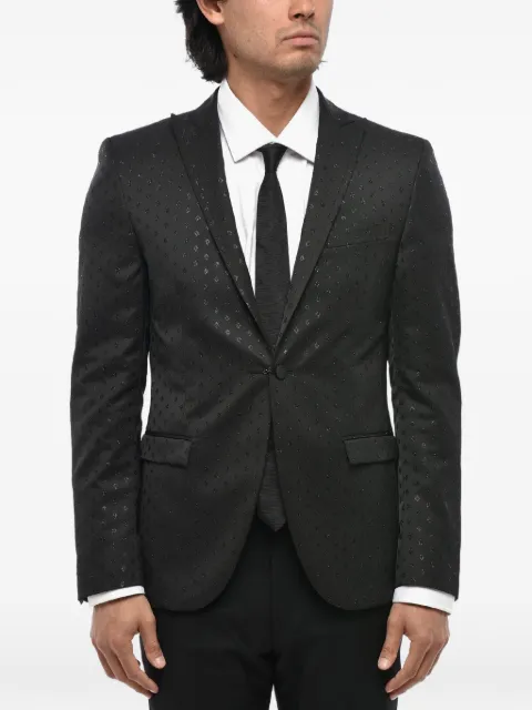 Corneliani blazer jacquard con detalle de lúrex
