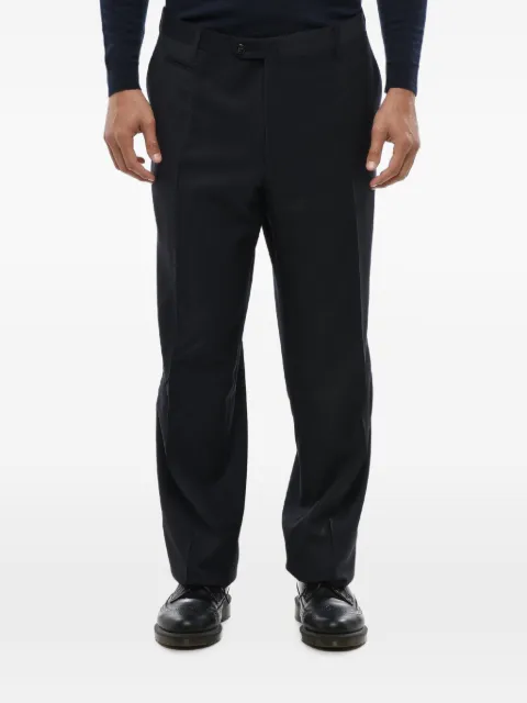 Corneliani geometric-pattern trousers