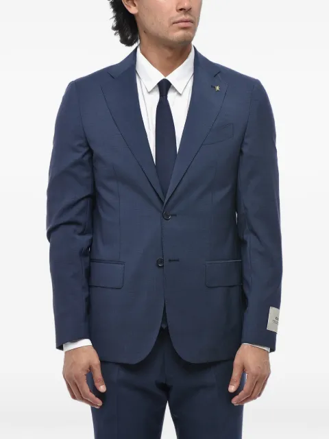 Corneliani abrigo con botones y bolsillo de solapa