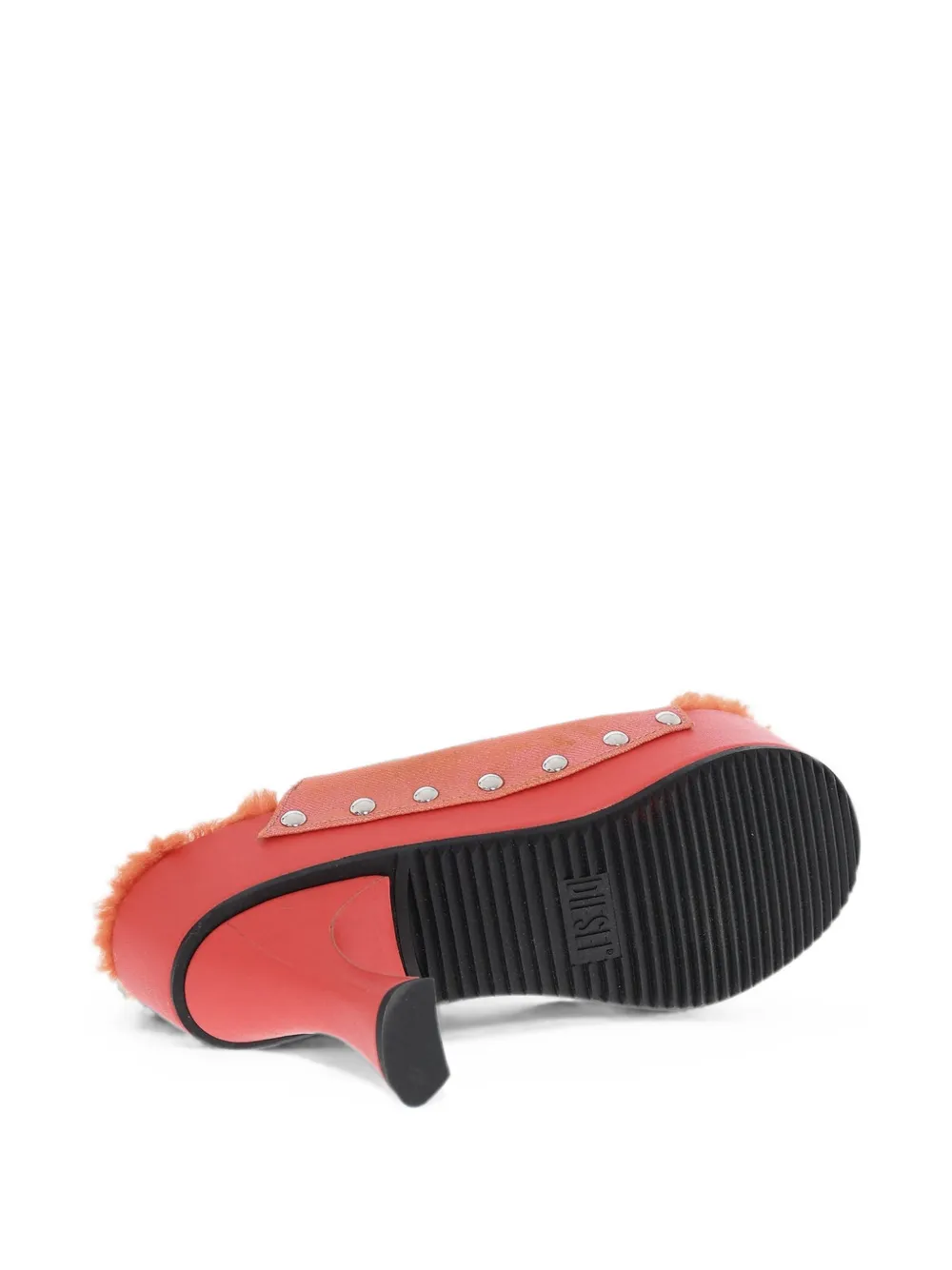 Diesel D-WOODSTOCK stud-embellished sandals Oranje