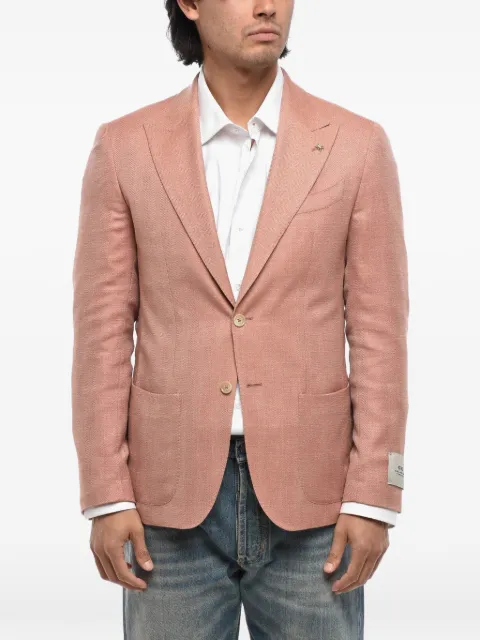 Corneliani peak-lapel single-breasted jacket