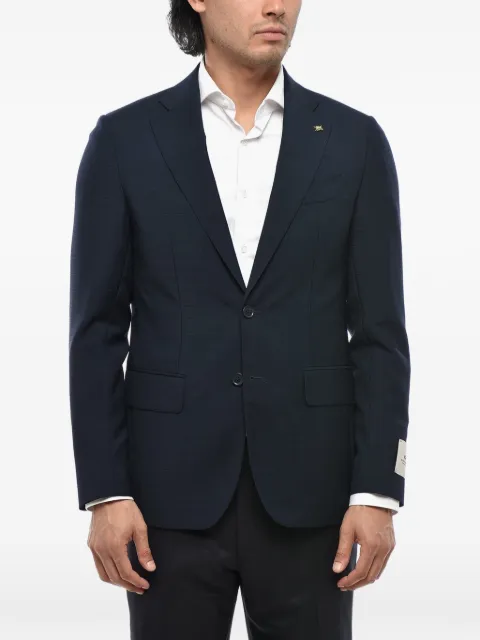 Corneliani single-breasted flap-pocket blazer
