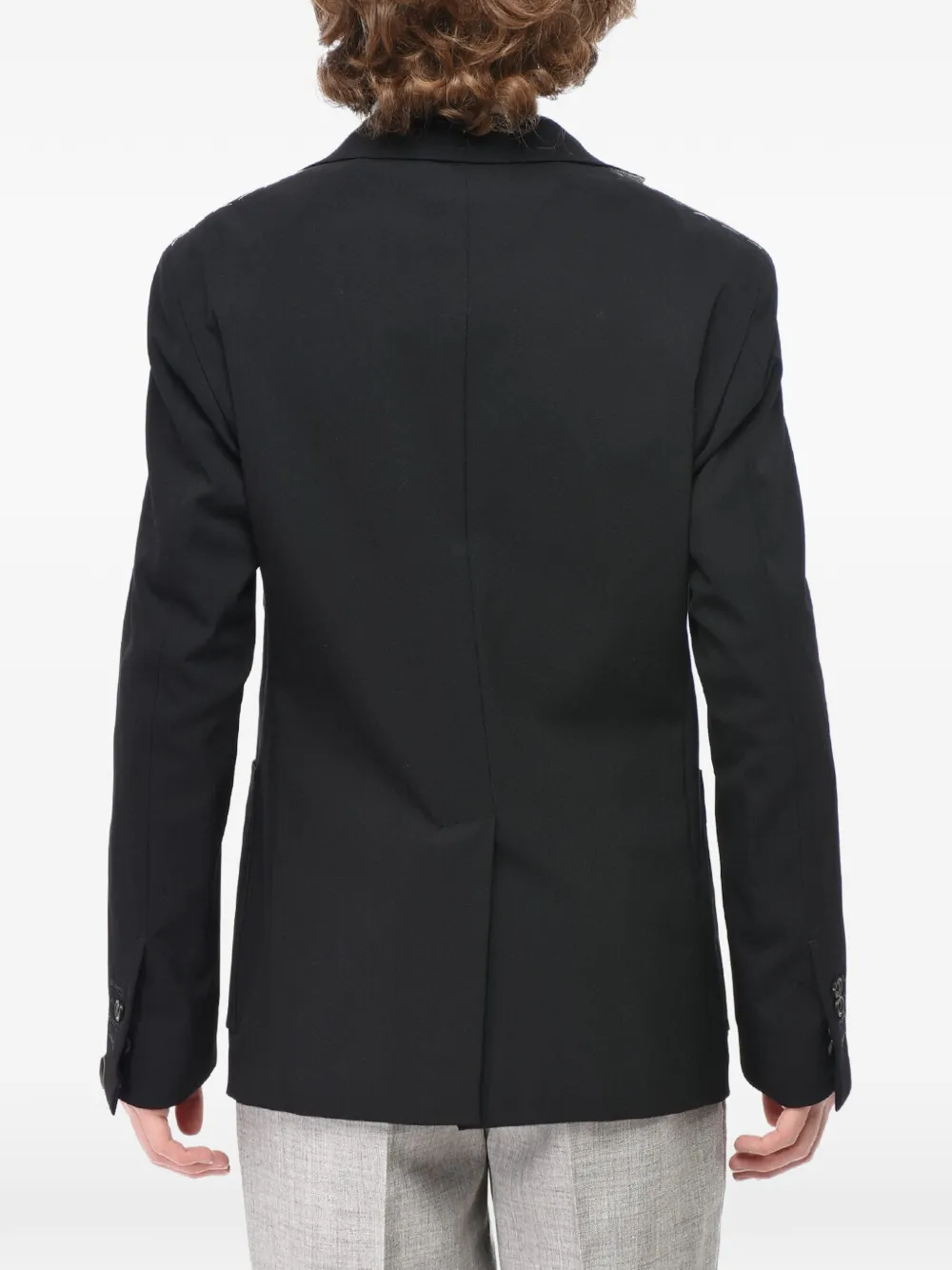 Corneliani Circle patch-pocket blazer Zwart
