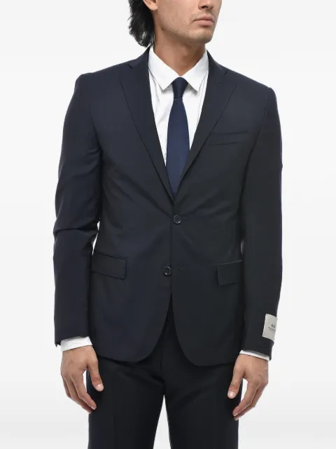 Corneliani single-breasted flap-pocket suit