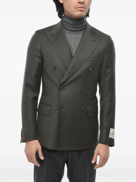 Corneliani double-breasted peak-lapels blazer