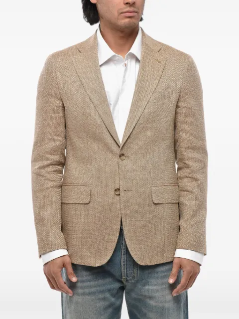 Corneliani single-breasted flap-pocket blazer