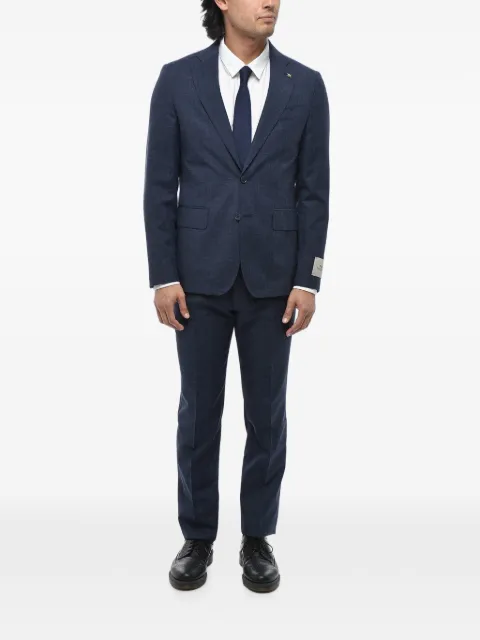 Corneliani checked single-breasted suit