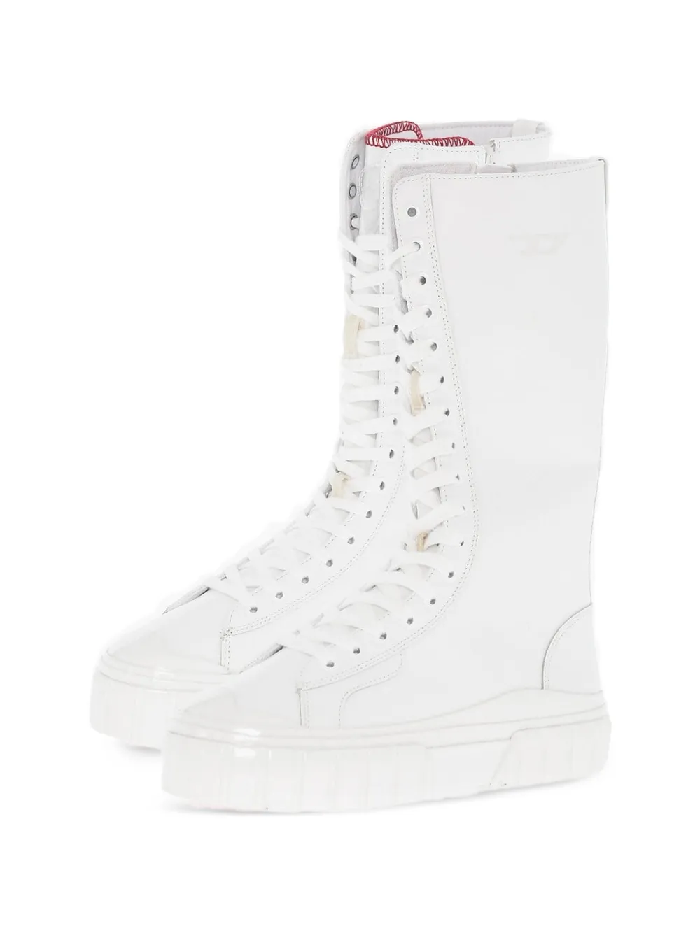 Diesel S-Hanami lace-up boots Wit