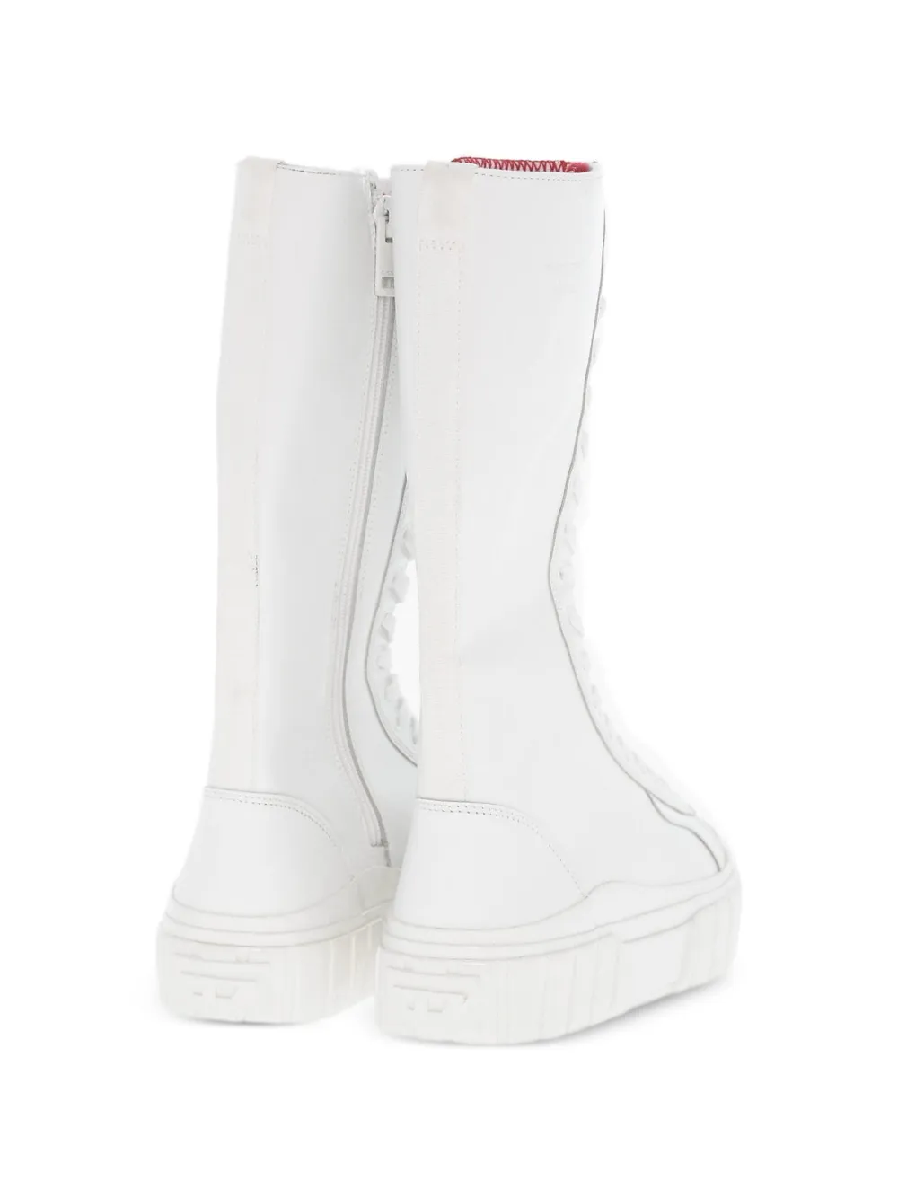 Diesel S-Hanami lace-up boots Wit