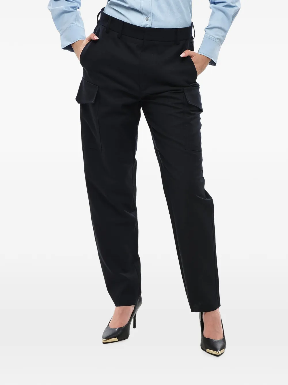 Stella McCartney wool Gerrit cargo trousers - Schwarz