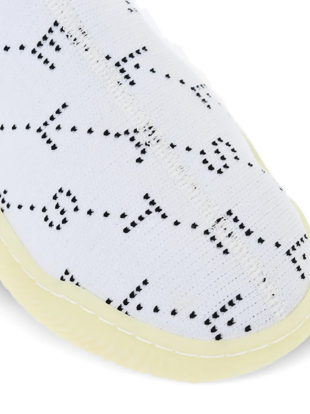 Stella McCartney Loop monogram-pattern sneakers Wit