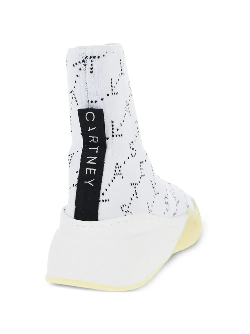 Stella McCartney Loop monogram-pattern sneakers Wit