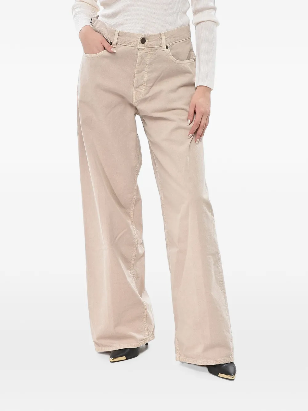 Haikure light-wash five-pocket jeans - Rosa