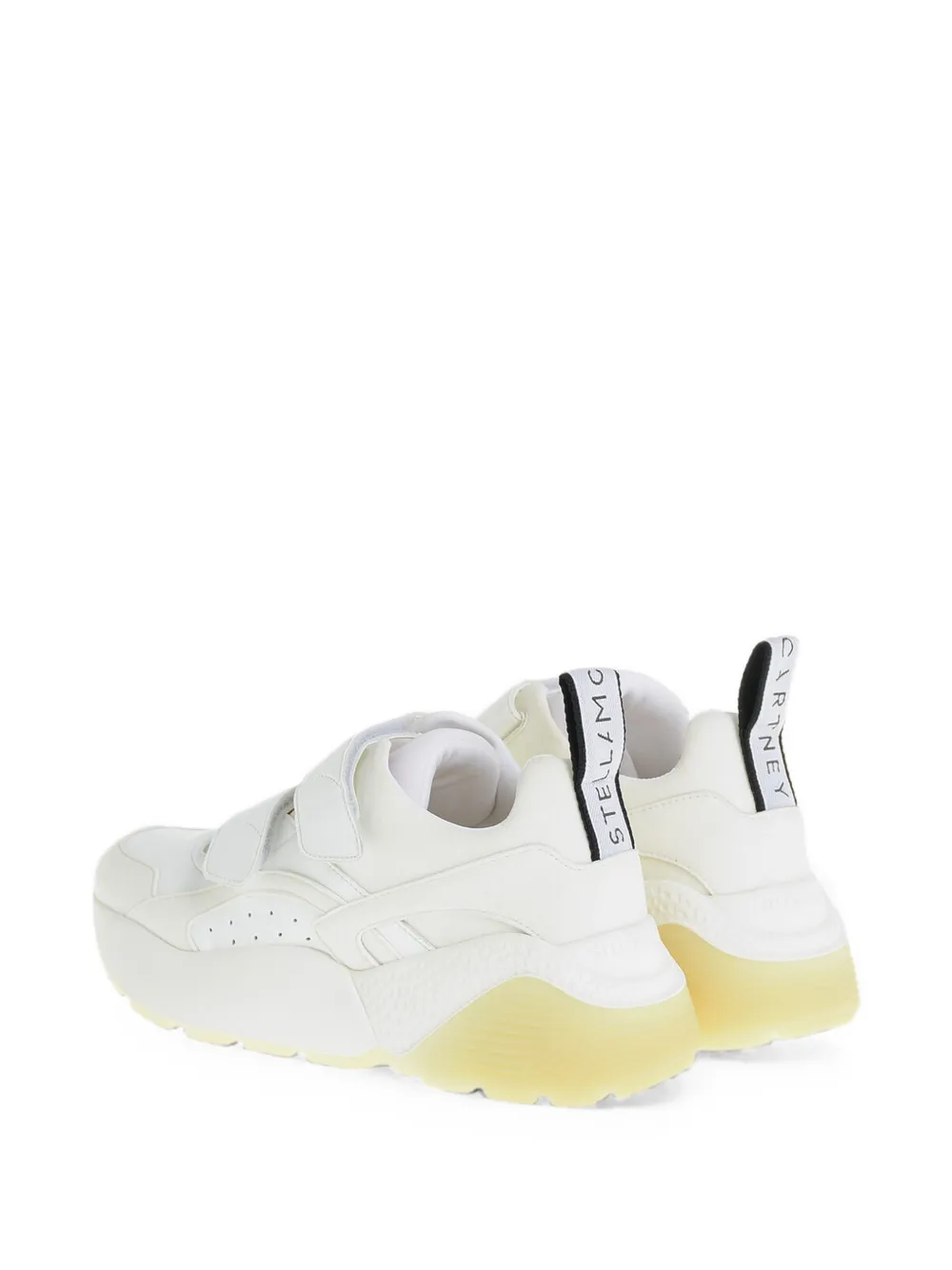 Stella McCartney vegan leather sneakers with touch-strap closure and chunky sole