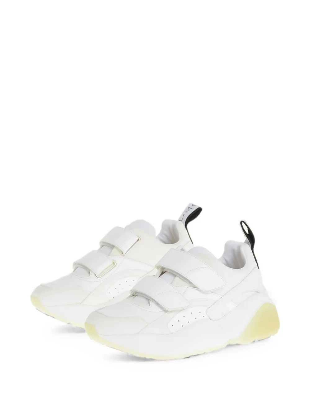 Stella McCartney vegan leather sneakers with touch-strap closure and chunky sole