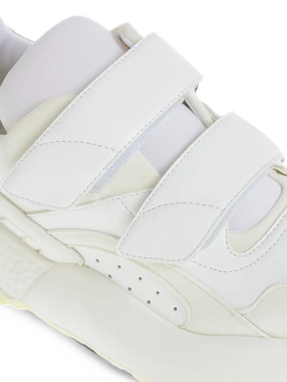 Stella McCartney vegan leather sneakers with touch-strap closure and chunky sole