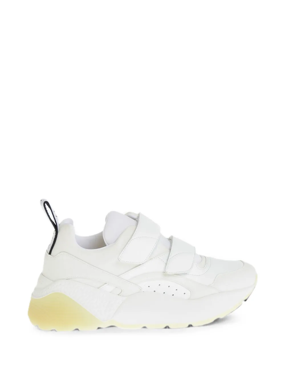 Stella McCartney vegan leather sneakers with touch-strap closure and chunky sole