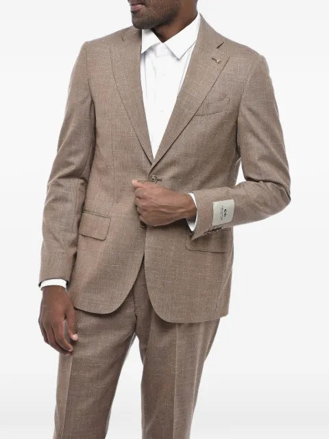 Corneliani single-breasted flap-pocket suit