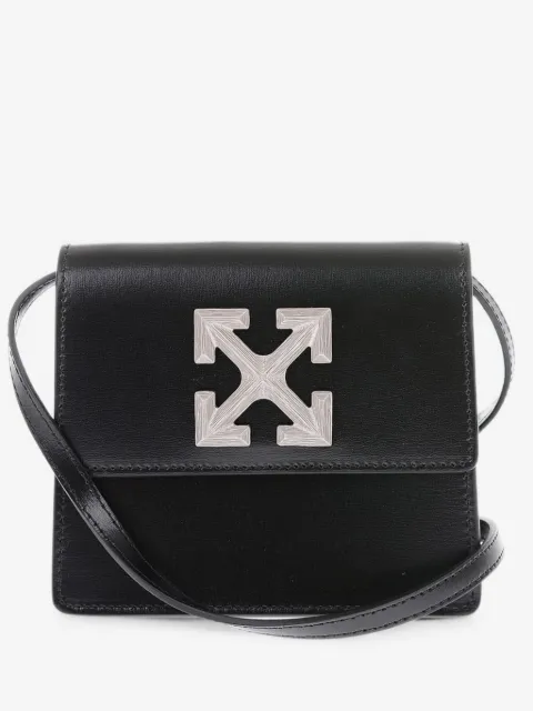 Off-White leather Jitney 0.7 mini crossbody bag