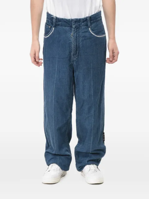 Off-White embroidered jeans