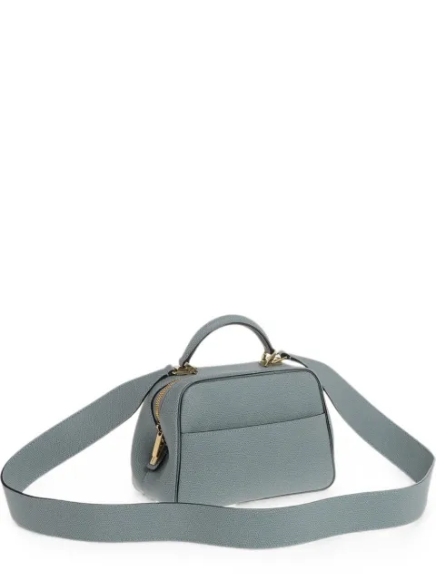 Valextra mini Saffiano leather top-handle bag
