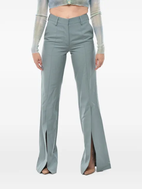 Off-White ankle-split wide-leg trousers